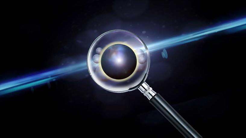 magnifying glass zooming