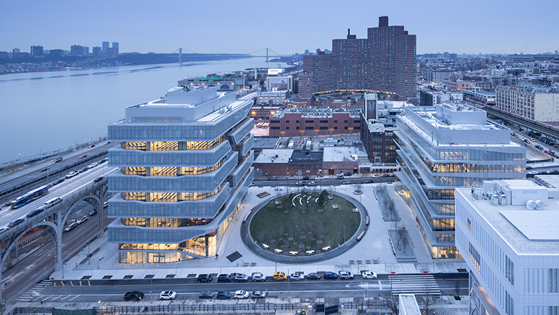 Aerial view of Columbia Business School