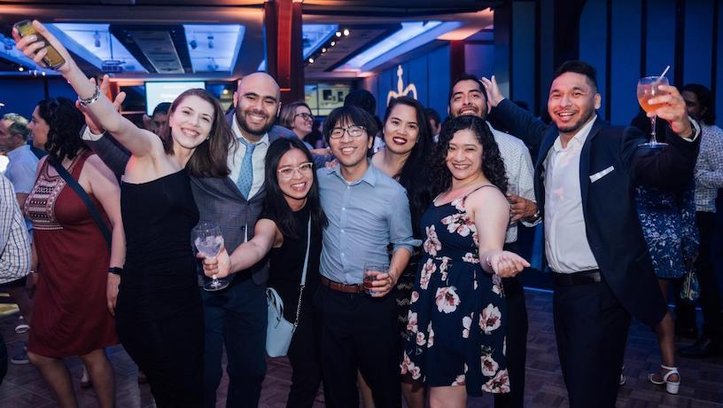 Columbia Engineering alums at the 2023 Chelsea Piers Reception