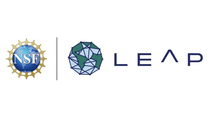 NSF and LEAP logos