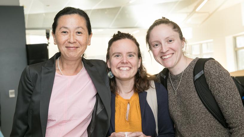 Helen Lu, Megan Heenan, and Lauren Heckeleman
